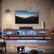 Alt View 3. Bestier - Bestier 70" LED TV Stand Mid-Century Modern Gaming Entertainment Center with Sliding Glass Door - Walnut.