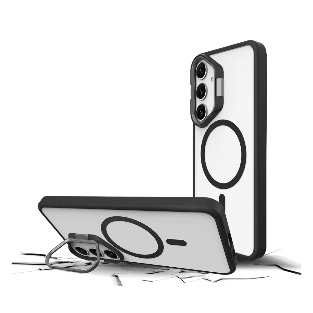 Alt View 3. Prodigee - Kickit Series Case for MagSafe for Samsung Galaxy S25/S24 Plus - Black.