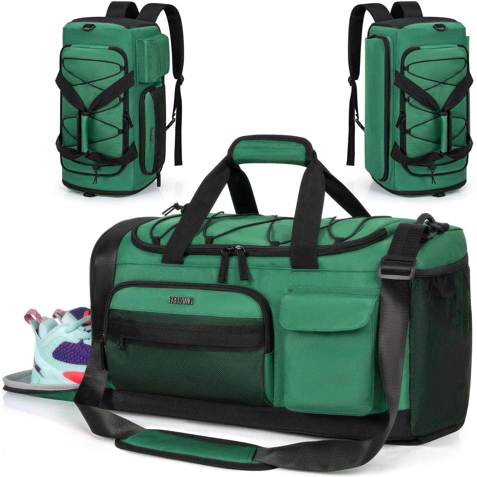 Pacoar Cade Gym Bag For Women Men Sports Travel Duffle With Shoe ...