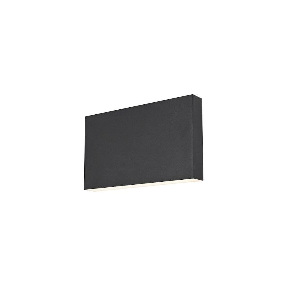 Alt View 2. Elegant Lighting - Colter 8.5 inch Outdoor Wall Sconce in Black - Black.