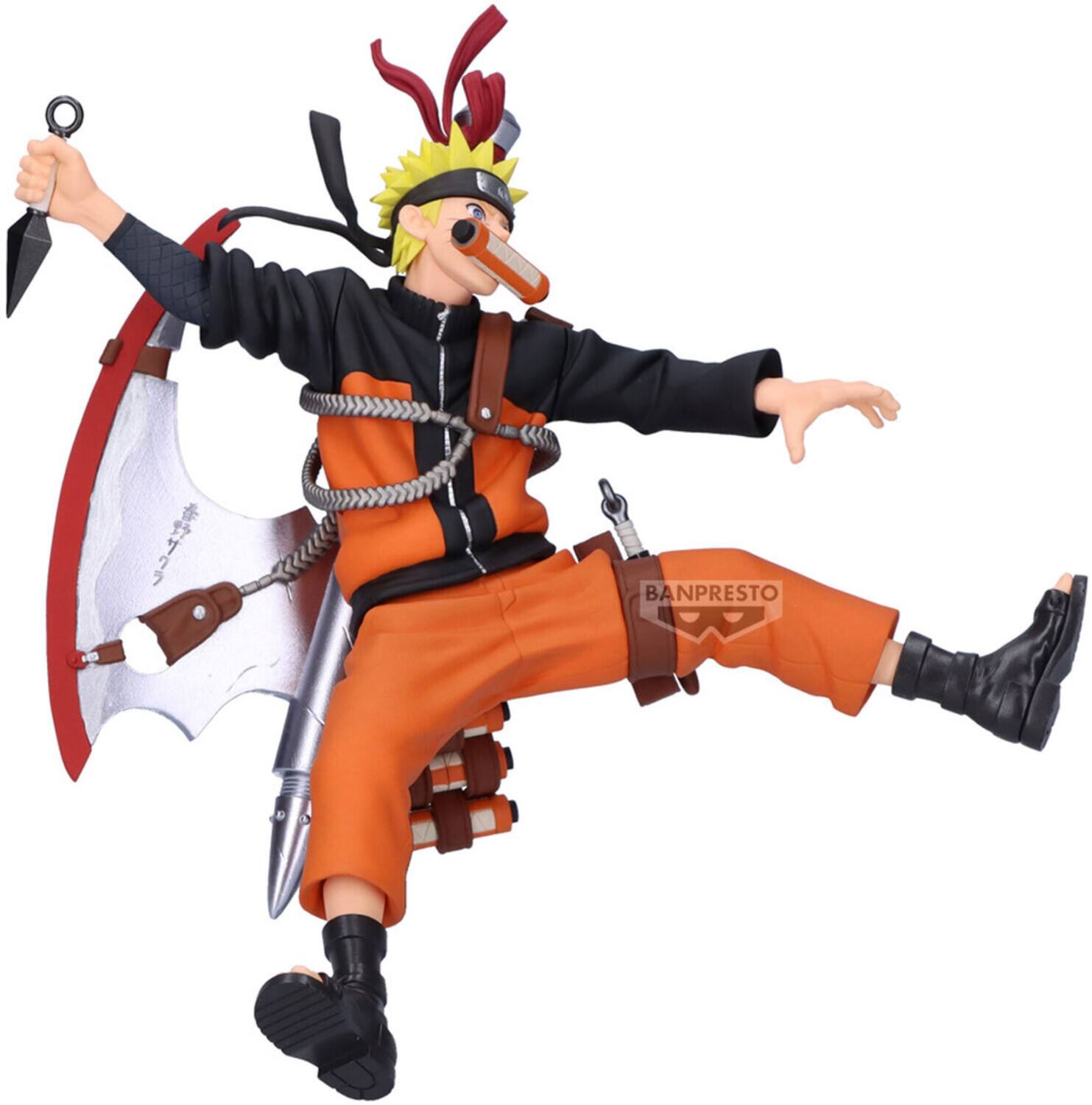 Alt View 4. PopMarket - Banpresto - Naruto 72 Series 33 - Vibration Stars - Naruto Uzumaki Statue   - COLLECTIBLES - Multicolor.