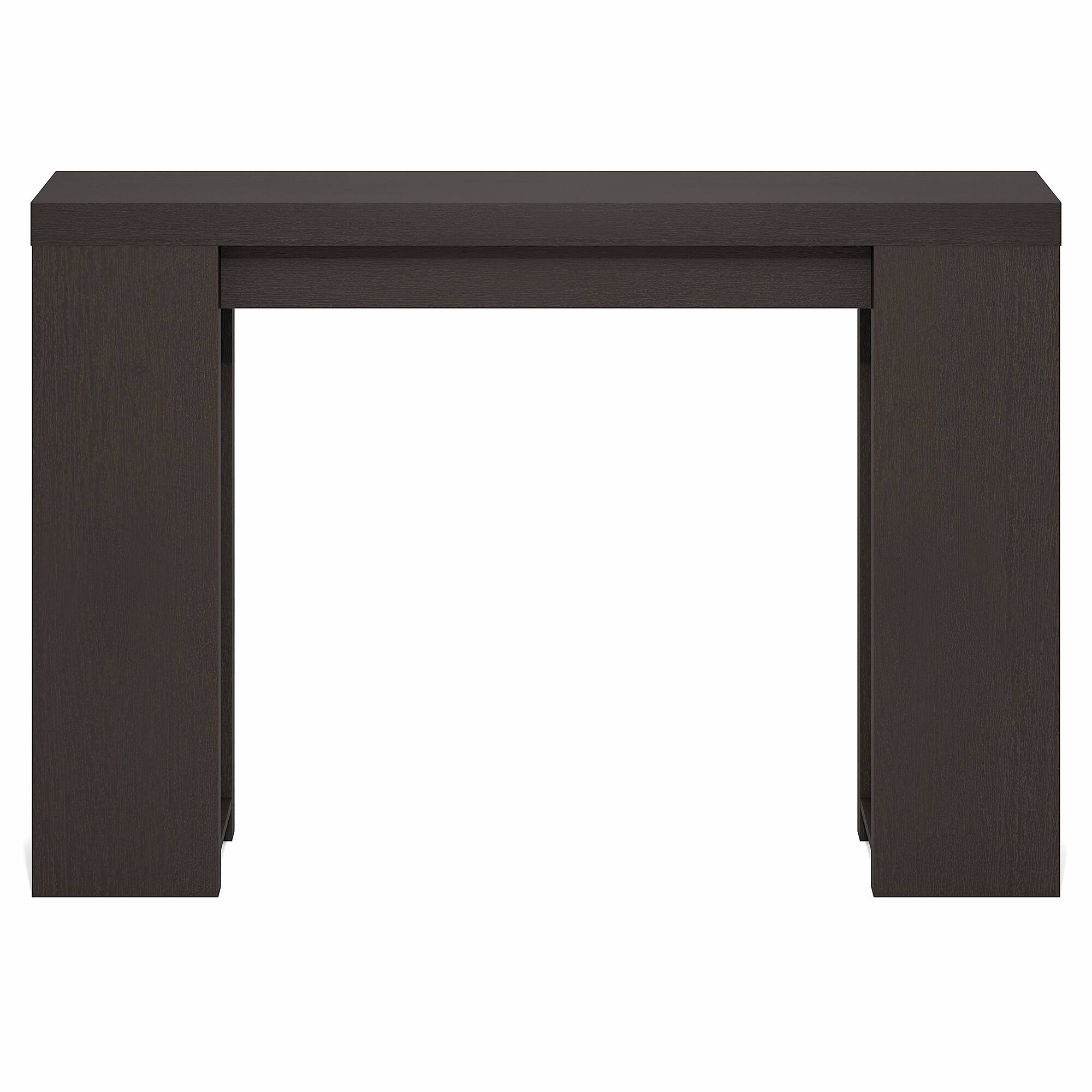 Alt View 5. Furinno - ARA Entryway Table 47-Inch, Narrow Console Table, Farmhouse Entryway Table, Sofa Table, Couch Table Behind Sofa - Black Dark Oak.