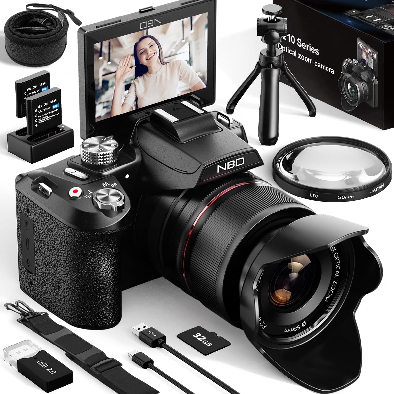 as NP-SO Fits Bake & 3.012000ml as AP-50 FBC 4 1,00000ml(ml) 9 0

NBD

10 Optical Series zoom camera

T

P M

NBD

UV

58mm

JAPAN

USB 2.0

32GB

F:2.4

58mm

of X OPTICAL ZOOM