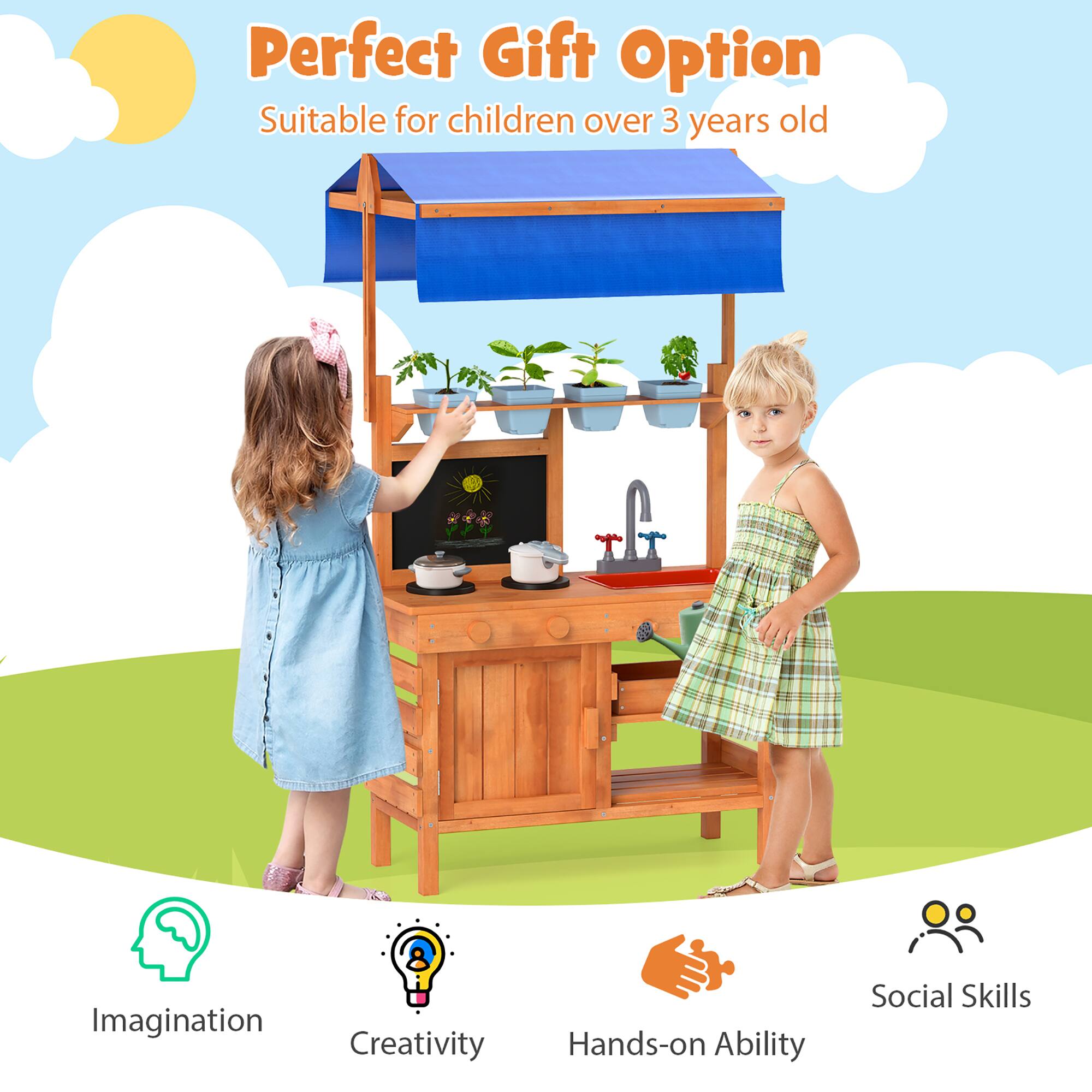 Perfect Gift Option  
Suitable for children over 3 years old  

Imagination  
Creativity  
Hands-on Ability  
Social Skills