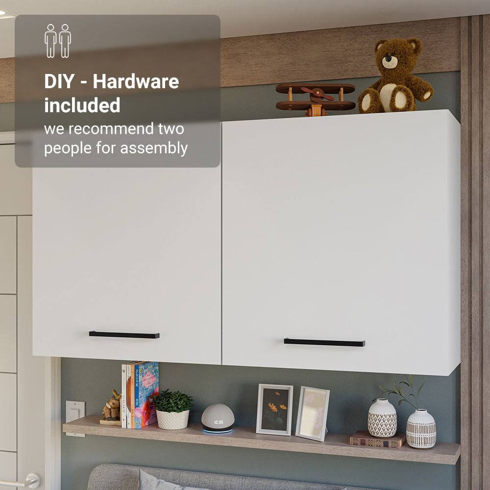 DIY - Hardware included  
we recommend two people for assembly