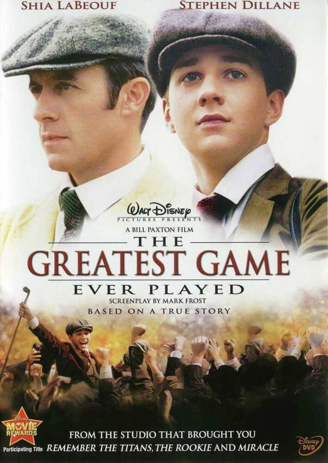 Front. The Greatest Game Ever Played   - DVD.