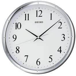 Seiko - 12" Ultra-Modern -Tone Wall Clock - Silver