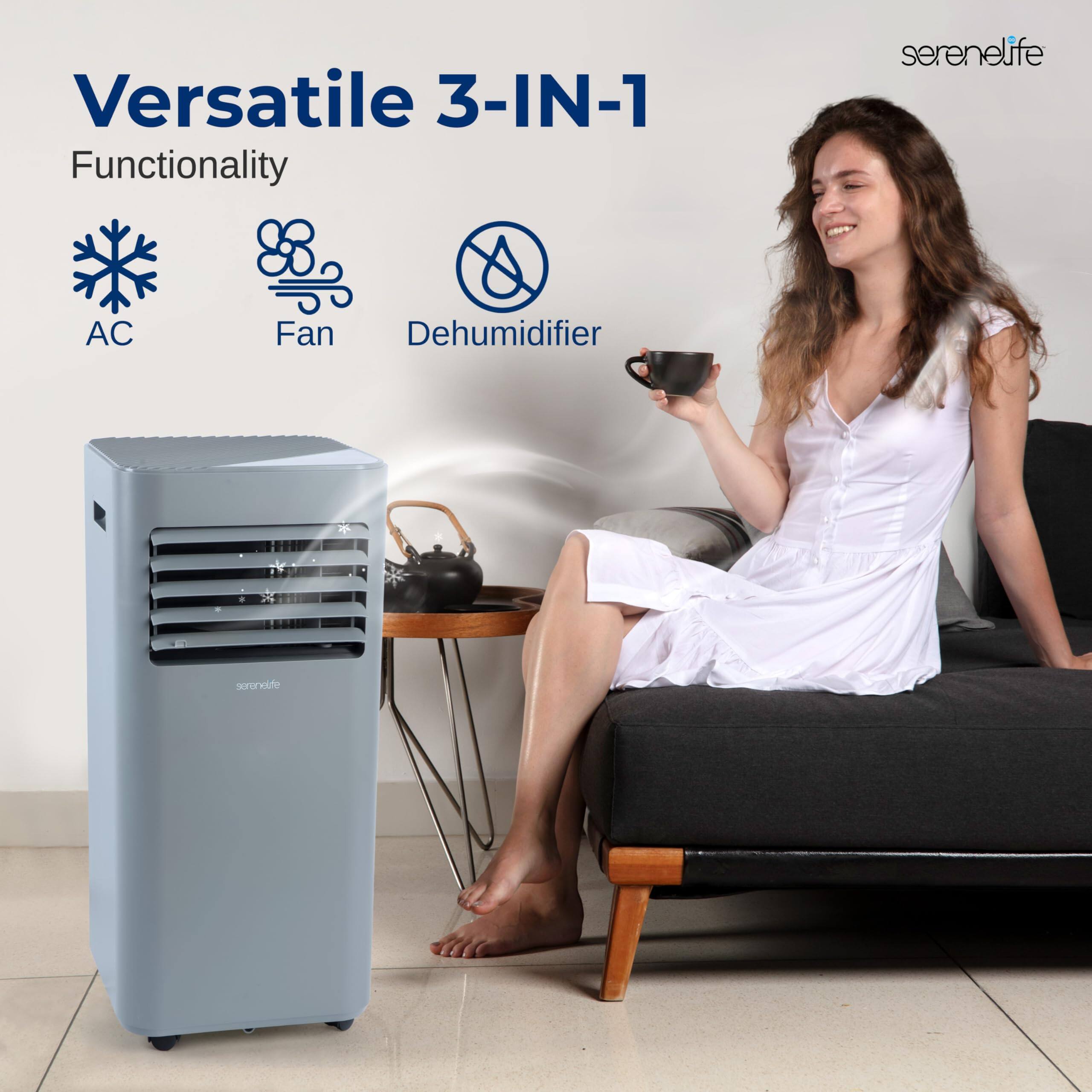 Versatile 3-IN-1 Functionality  
serenelife AC Fan Dehumidifier
