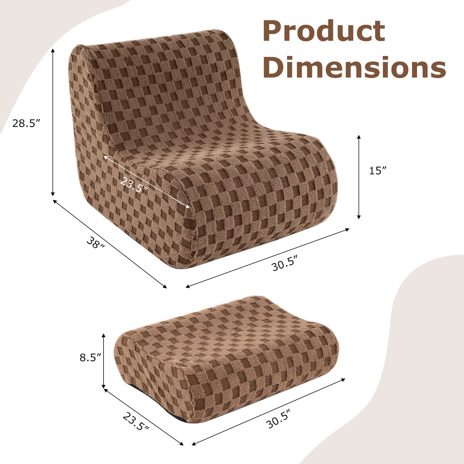 Product Dimensions: 28.5" x 23.5" x 15" x 38" x 30.5" x 8.5" x 23.5" x 30.5"