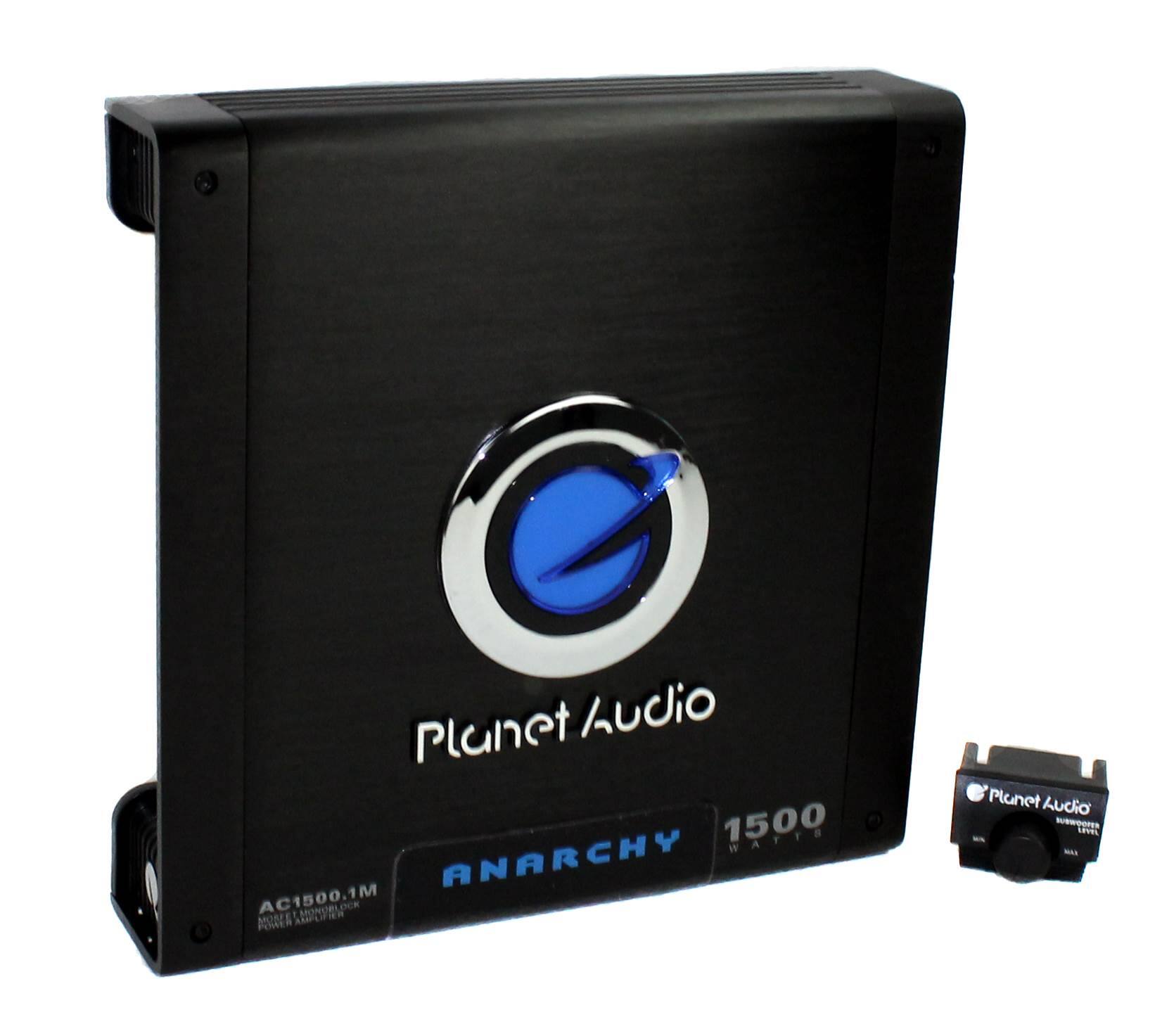Planet Audio  
ANARCHY AC1500.1M  
1500 WATTS  

Planet Audio  
WOFs  
LevEs