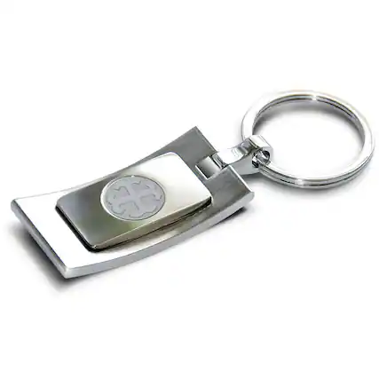 Front. Jardine - Silver Saint Mary's Belles Key Ring - Silver.