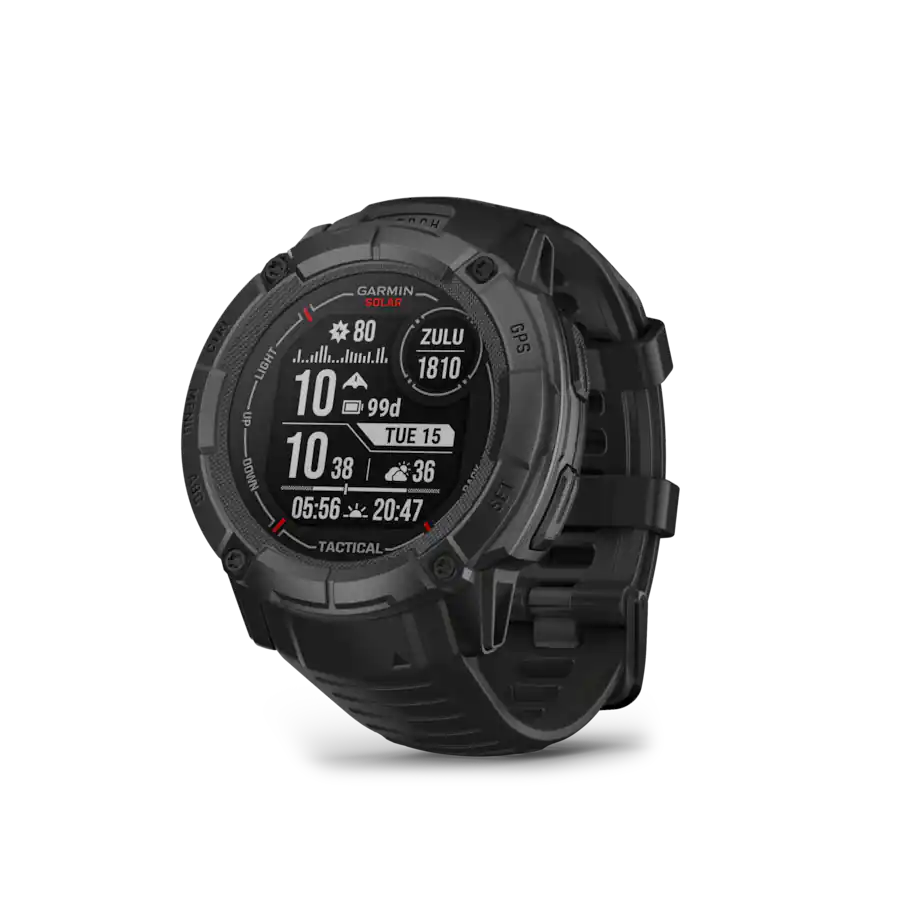 Garmin Instinct 2X Solar Tactical GPS Smartwatch Black Bundle Black garmin-instinct-2x-solar-tactical-gps-smartwatch-black-bundle-black