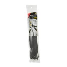 Gardner Bender - 11 in. L Black Self-Cutting Cable Tie 20 pk
