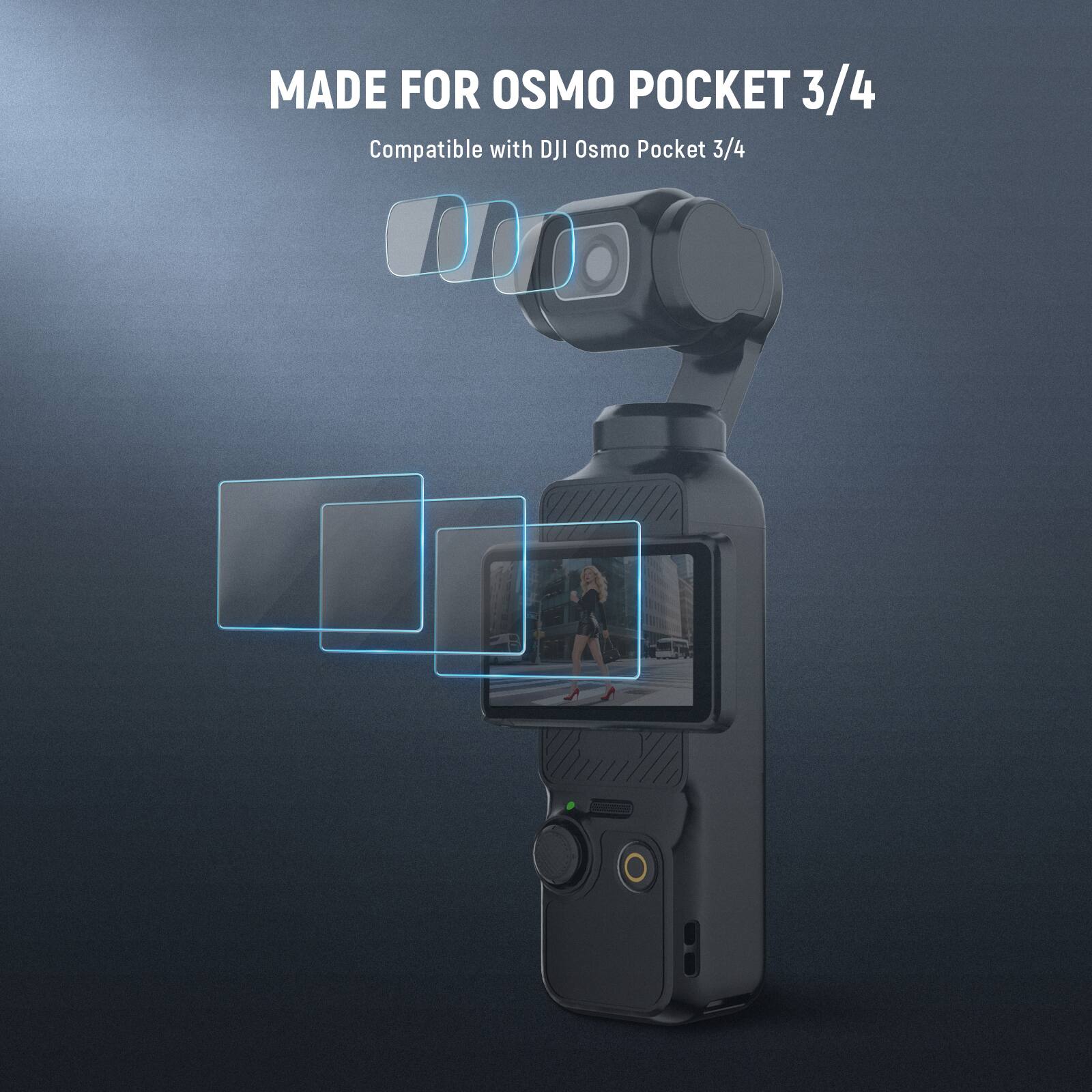 MADE FOR OSMO POCKET 3/4  
Compatible with DJI Osmo Pocket 3/4