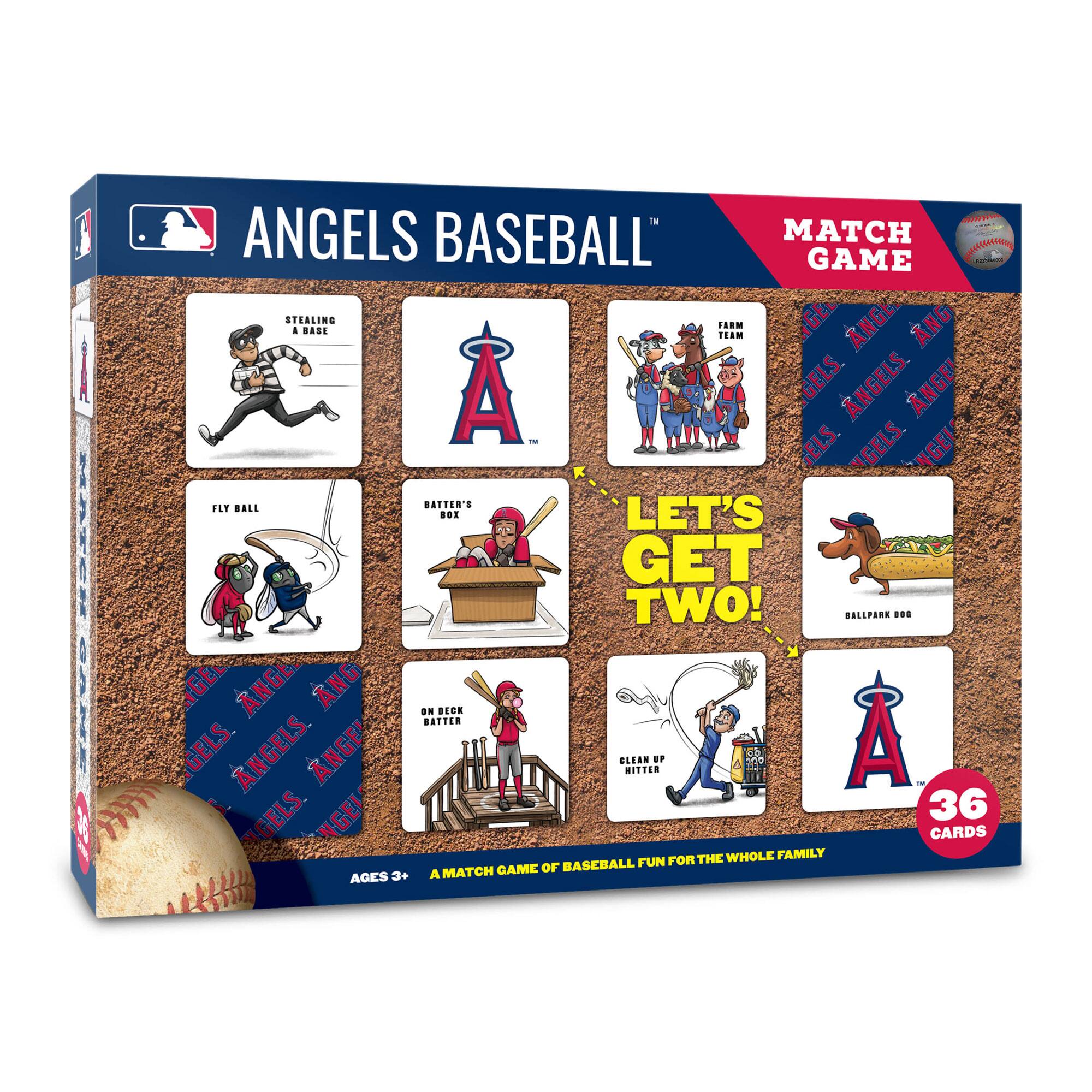 YouTheFan - Los Angeles Angels Licensed Memory Match Game - Multicolor
