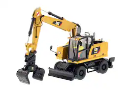 CAT Caterpillar M318F Wheeled Excavator with Operator "High Line Series" 1/50 Diecast Model by Diecast Masters