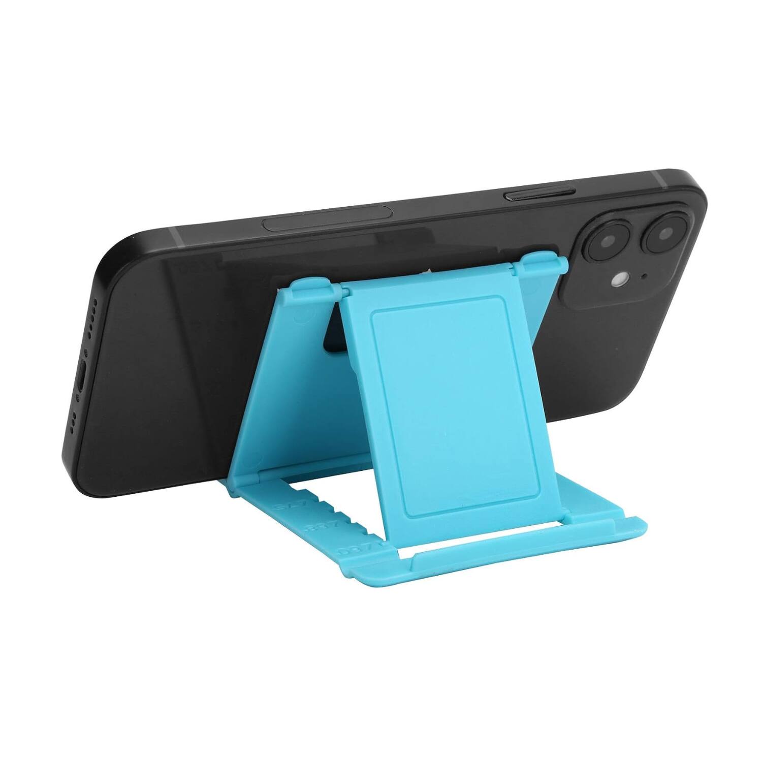 Left. Stock Preferred - Adjustable Foldable Phone Holder Stand Blue - Blue.