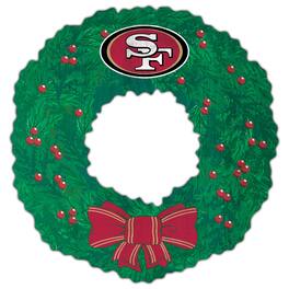 Fan Creations - San Francisco 49ers 16'' Team Wreath Sign - Green