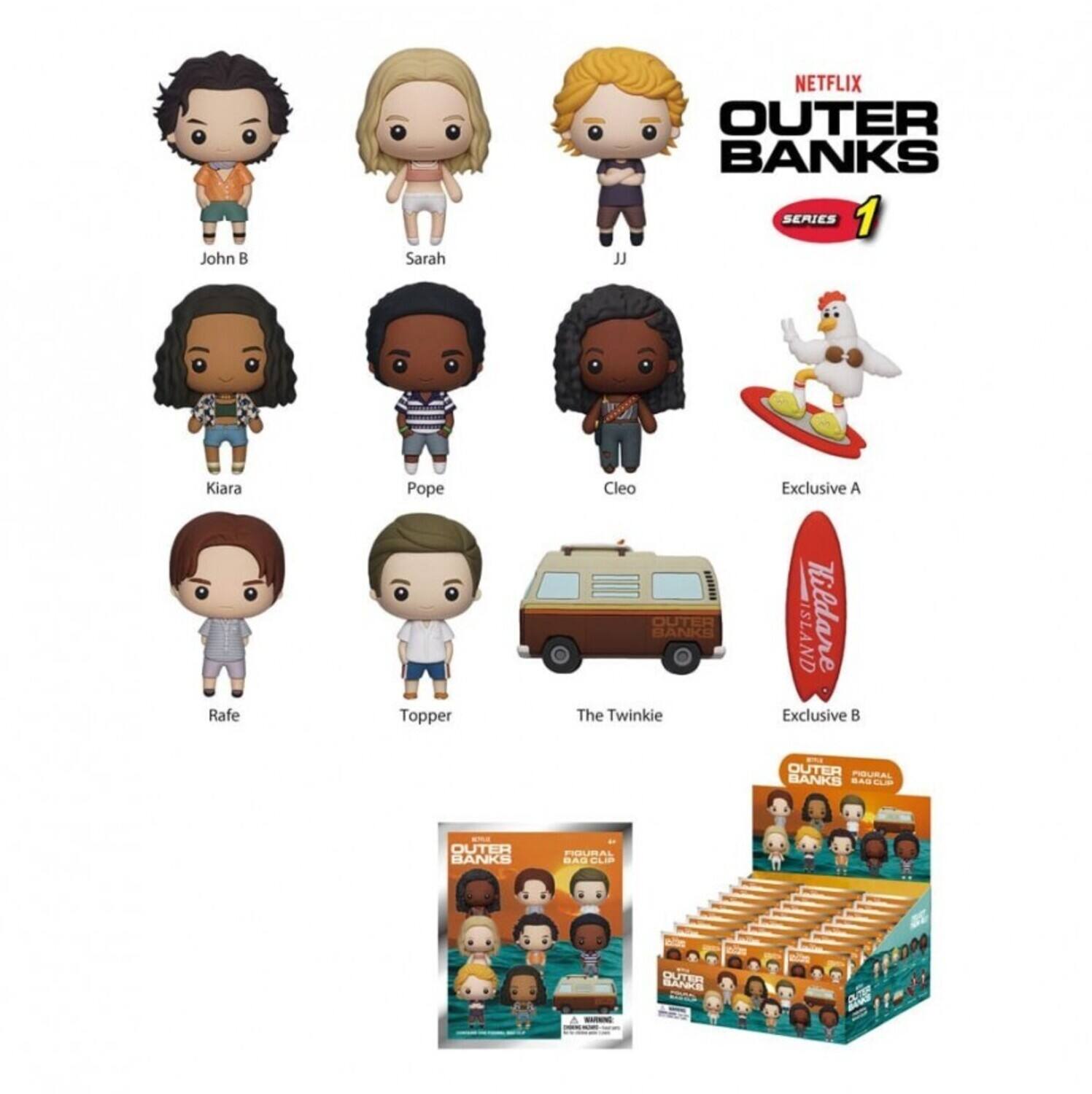 John B
Sarah
JJ
Kiara
Pope
Cleo
Rafe
Topper
The Twinkie
Exclusive A
Exclusive B
NETFLIX
OUTER BANKS
SERIES 1
OUTER BANKS
PRURAL BAG CLIP
OUTER BANKS
EXCLUSIVE A
OUTER BANKS
EXCLUSIVE B