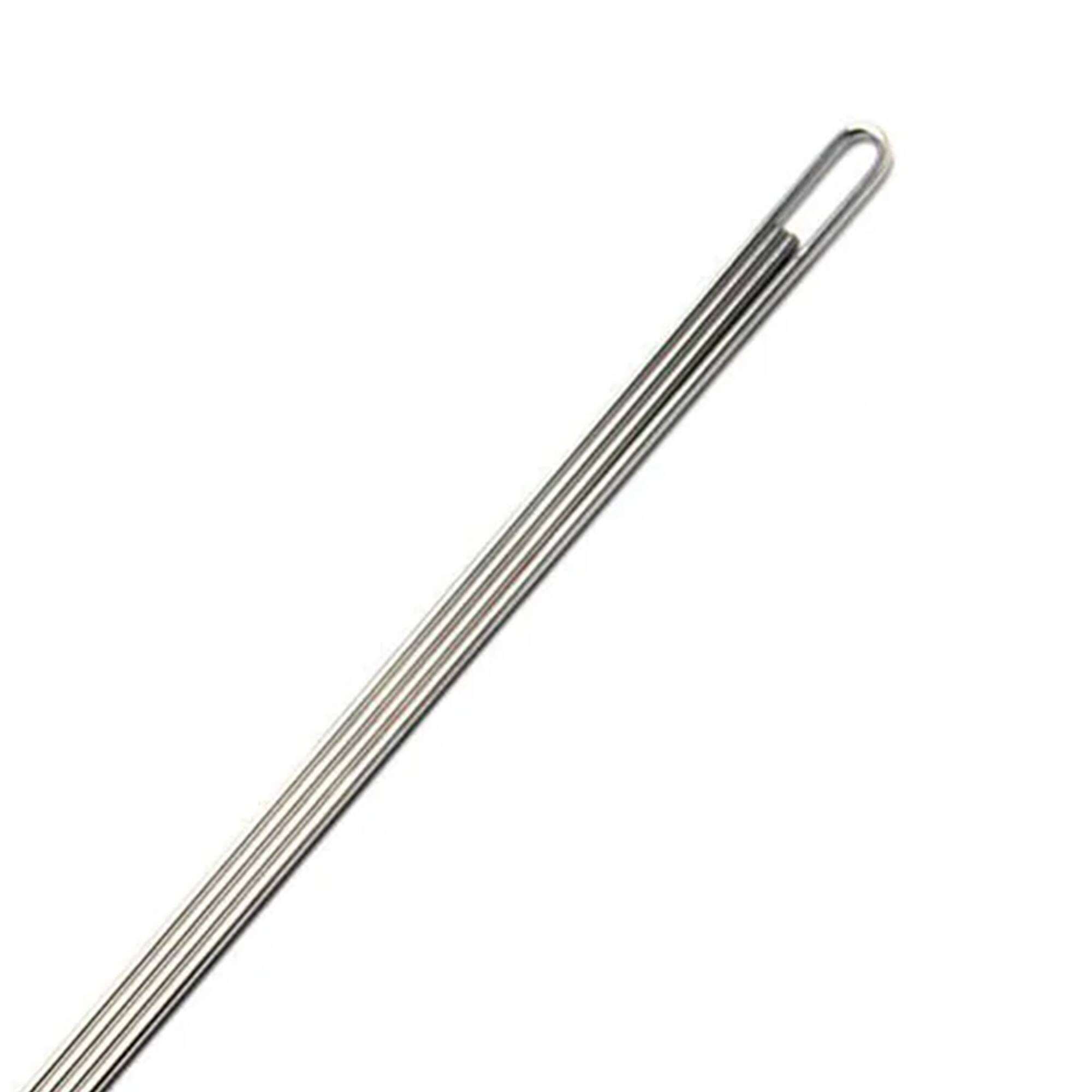 Alt View 2. Bayou Classic - Bayou Classic 36-Inch Mesh Skimmer, Long Handle Wire Scoop for Stockpots, Silver.