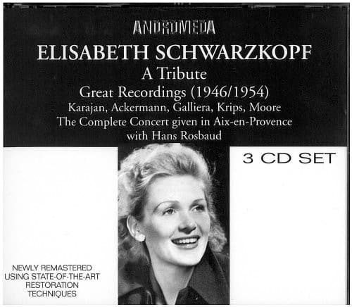 Schwarzkopf - Elisabeth Schwarzkopf  - COMPACT DISCS