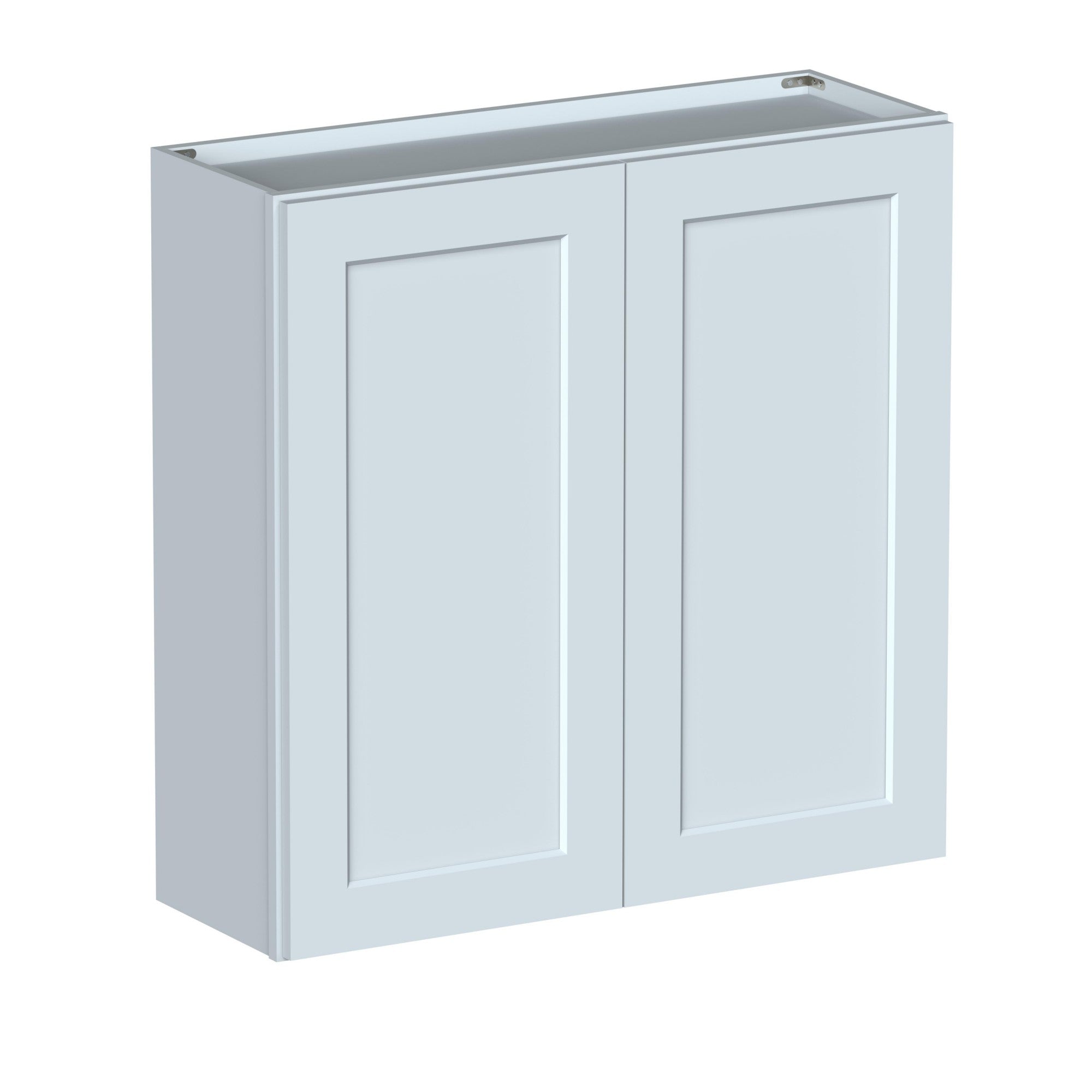 Alt View 1. Boyel Living - 36in.W x12in.D x36in.H Dove Gray WALL CABINET Fully assembled Cabinet With Two HDF Doors - Gray.