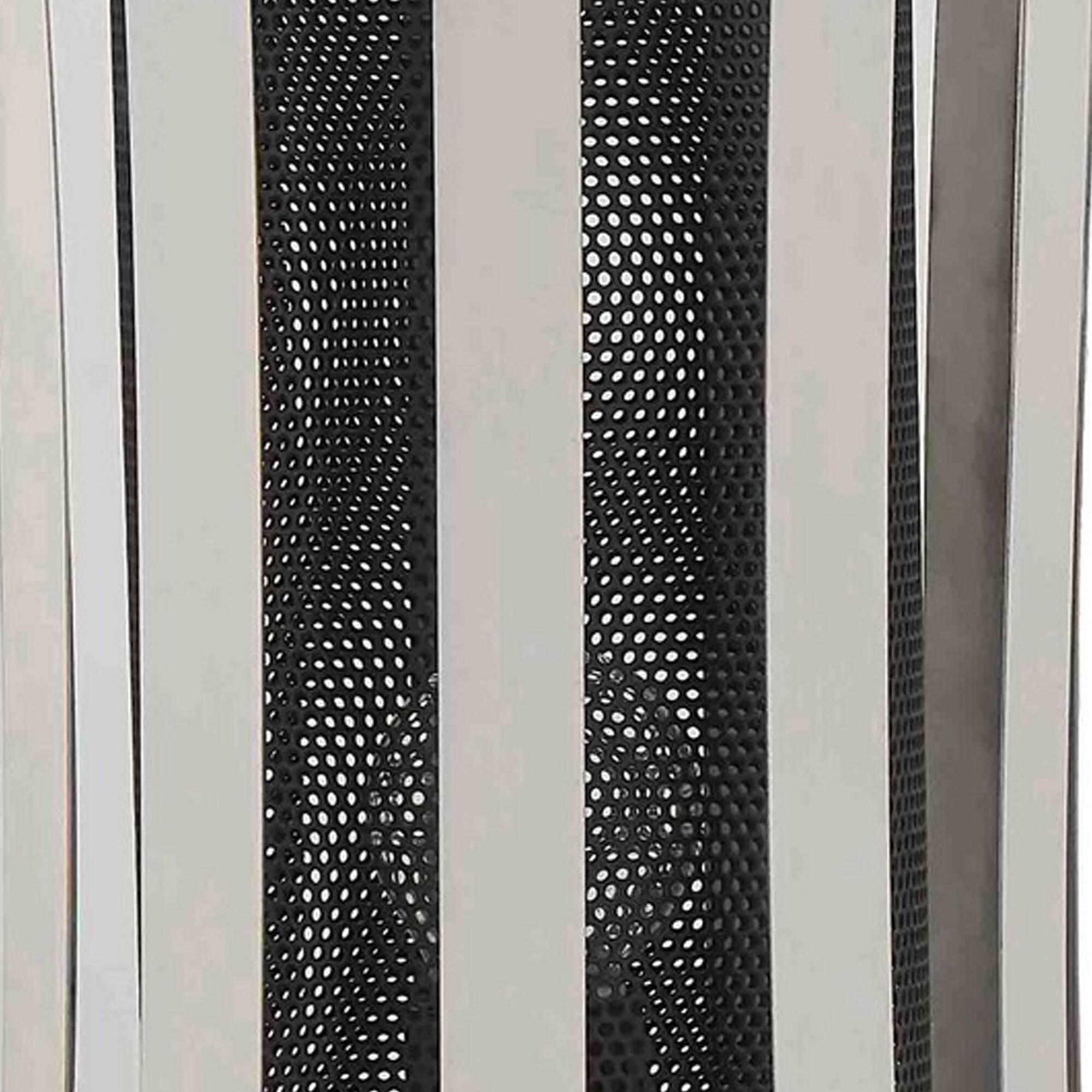 Angle. Manhattan Lane - Pin 13 Inch Table Lamp, Accent Cylinder Metal Shade, Round Base - Black, Gray.