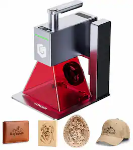 LONGER - 6W Laser Engraver, 5000mm/s Speed, 0.05mm Precision, Portable Handheld Laser Cutter for Wood, Metal, Leather, Jewelry