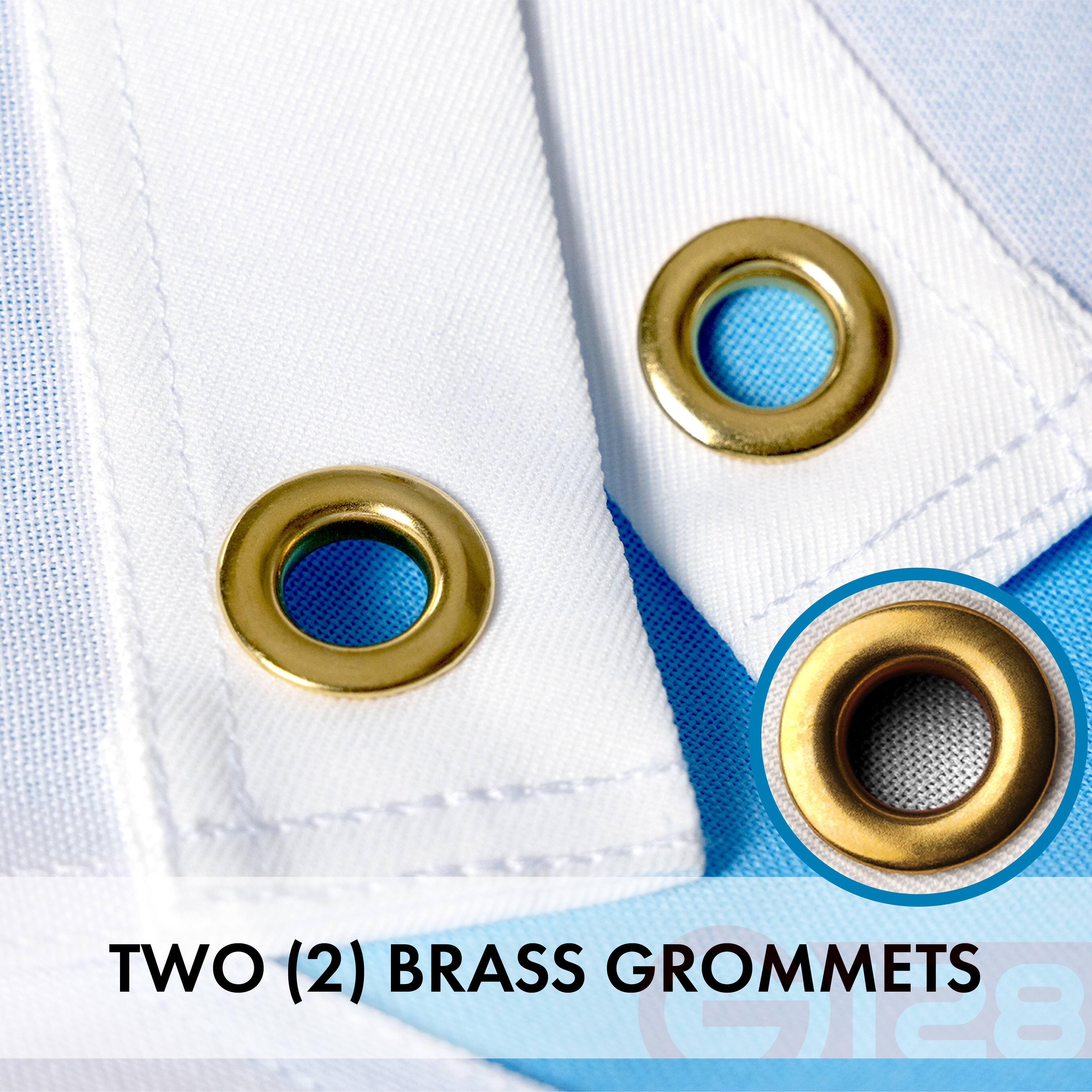 TWO (2) BRASS GROMMETS