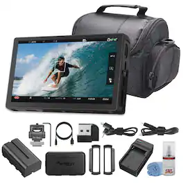 Portkeys - LH5C 5.4" 4K HDMI Touchscreen Monitor, 1920x1152, 800 cd/m², Wired Camera Control, 3D LUT Support - Black