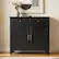 Front. Simpli Home - Connaught 40 inch Wide Solid Wood Traditional Entryway Storage Cabinet - Black.