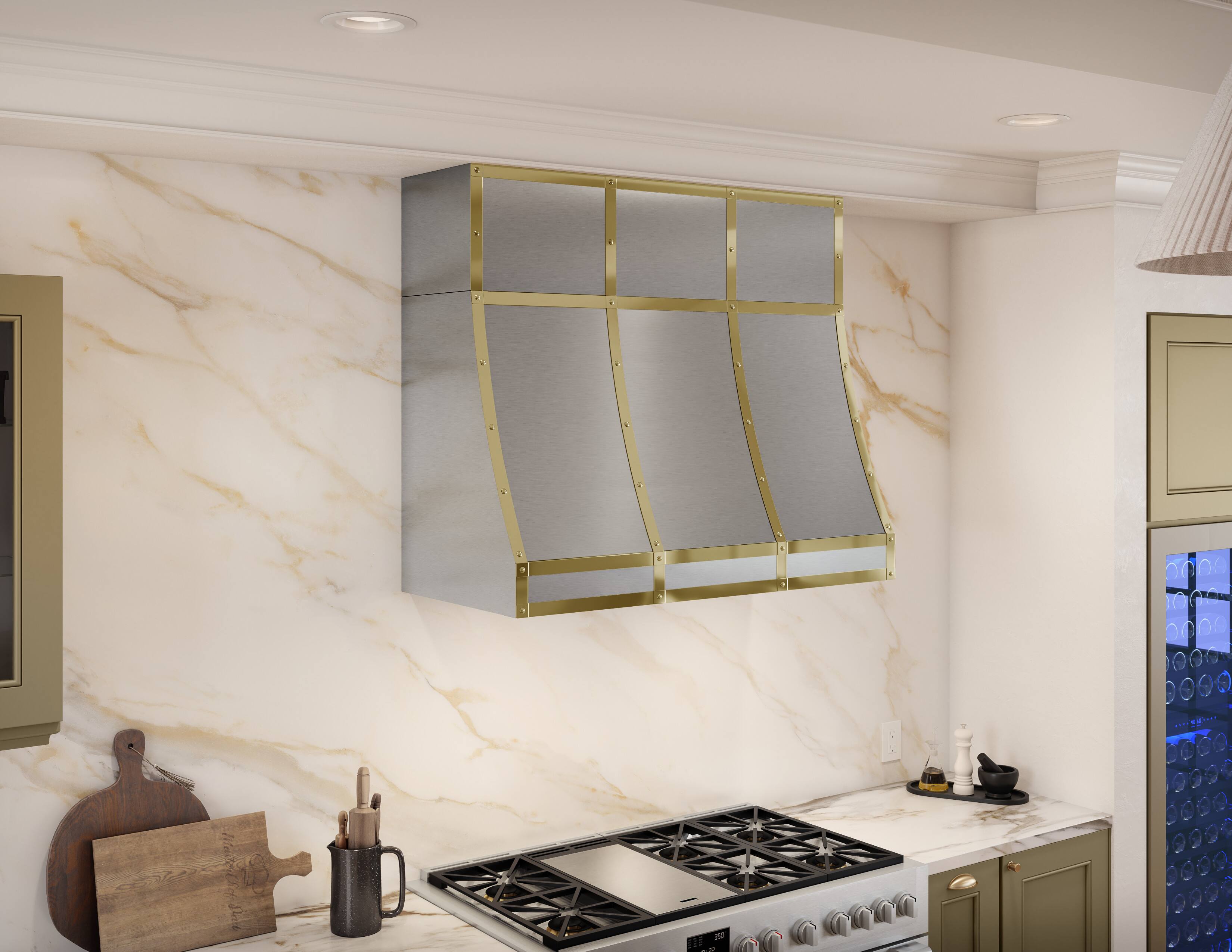 Alt View 14. Zephyr - Banding Kit for DC13612AS - Polished Gold.