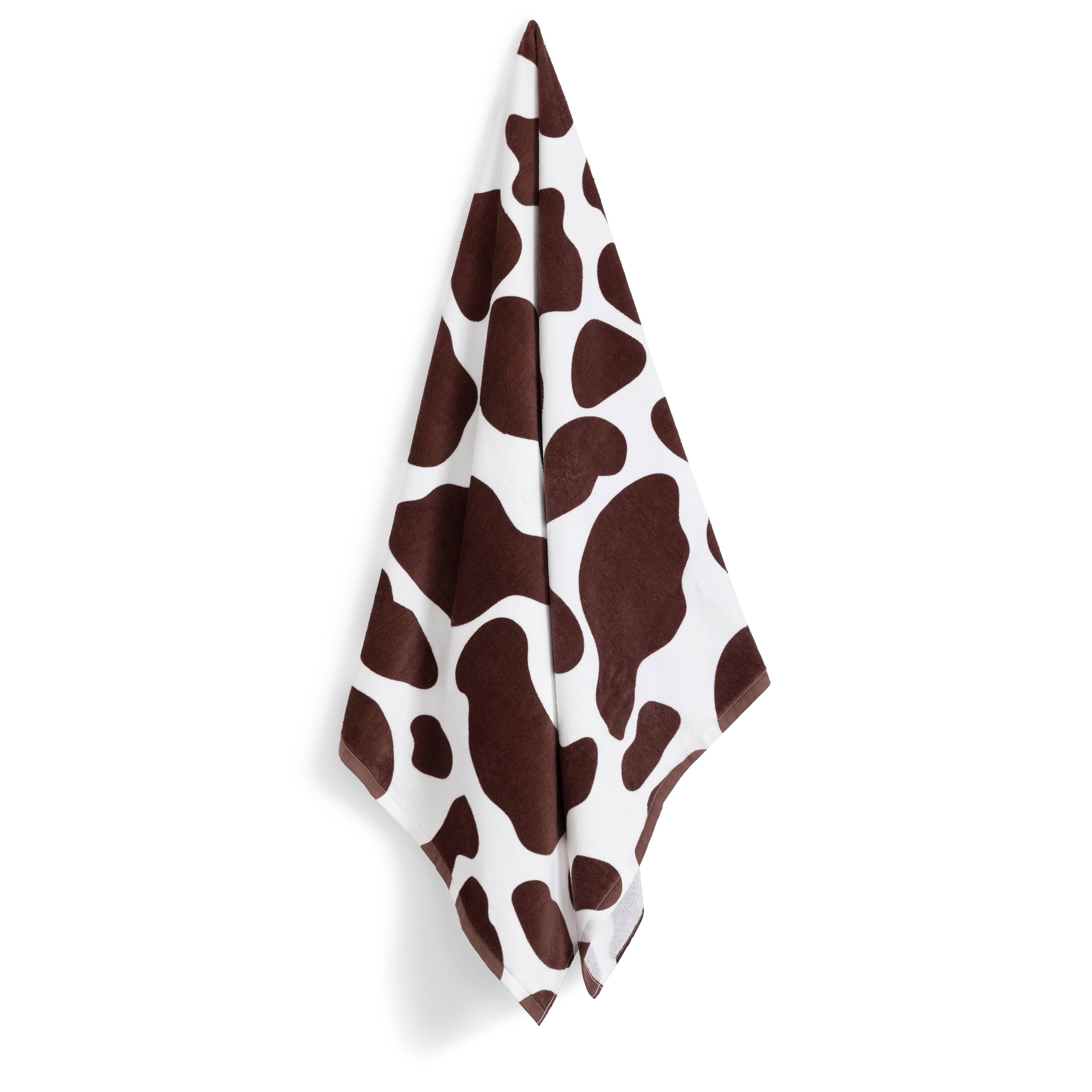 Alt View 1. Von Dutch - Von Dutch Iconic Y2K 100% Cotton 30"x60" Beach Towel | Brown Cow - Brown Cow.