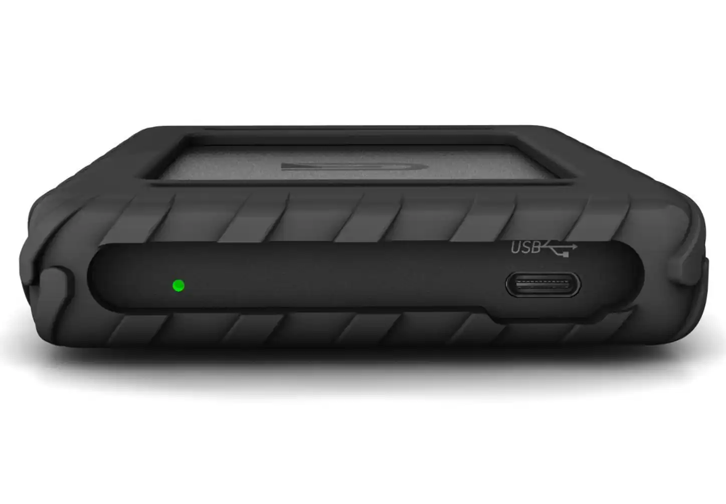 Left. Glyph - Glyph BlackBox Plus 2TB Professional USB C Bus Powered External Rugged SSD.