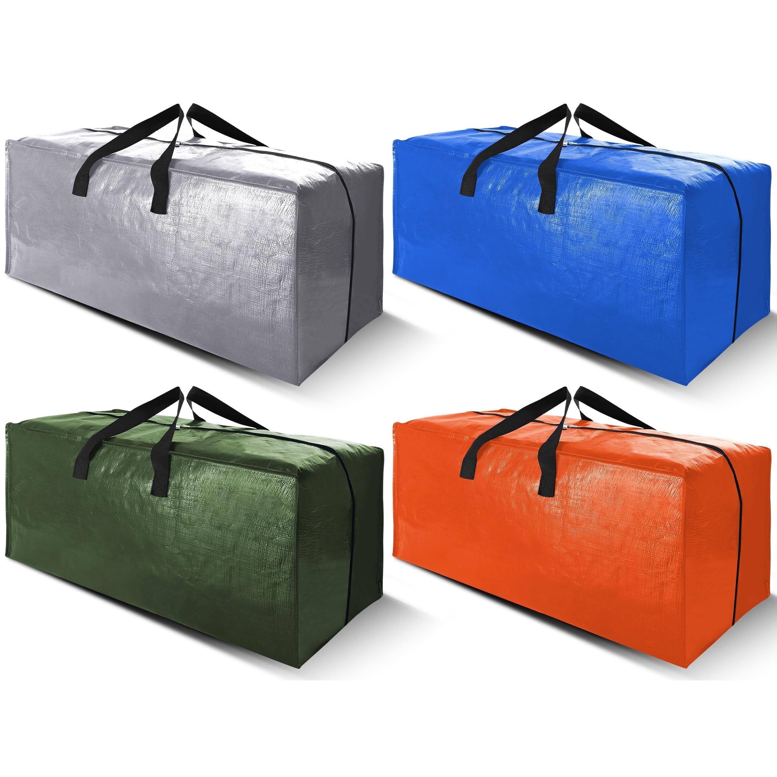 Front. Paradigms Interiors - Heavy Duty Extra Large Moving Bags With Backpack Straps - Strong Handles Zippers Storage Totes For Space Sa... - Multicolor-40 gal-Pack of 8.