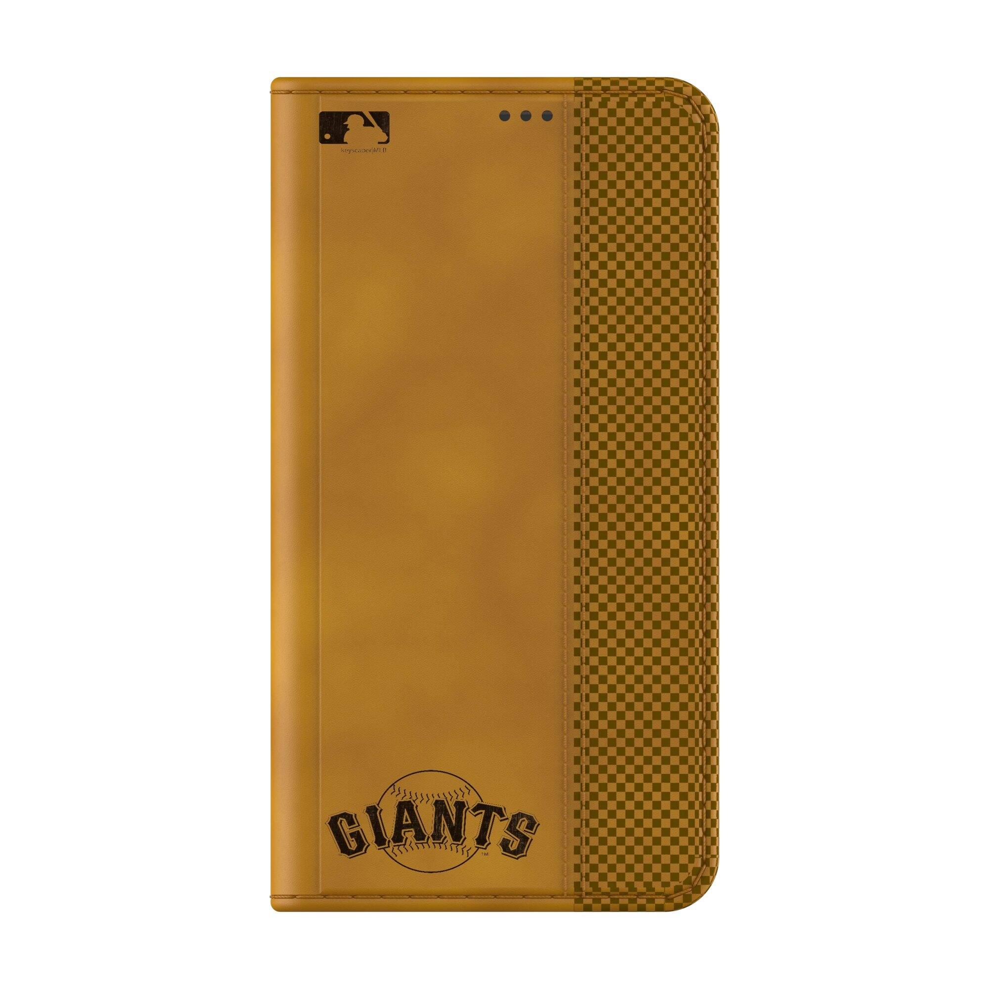 Alt View 1. Keyscaper - San Francisco Giants Galaxy Burn Design Folio Case - S23 Plus - Multicolor.