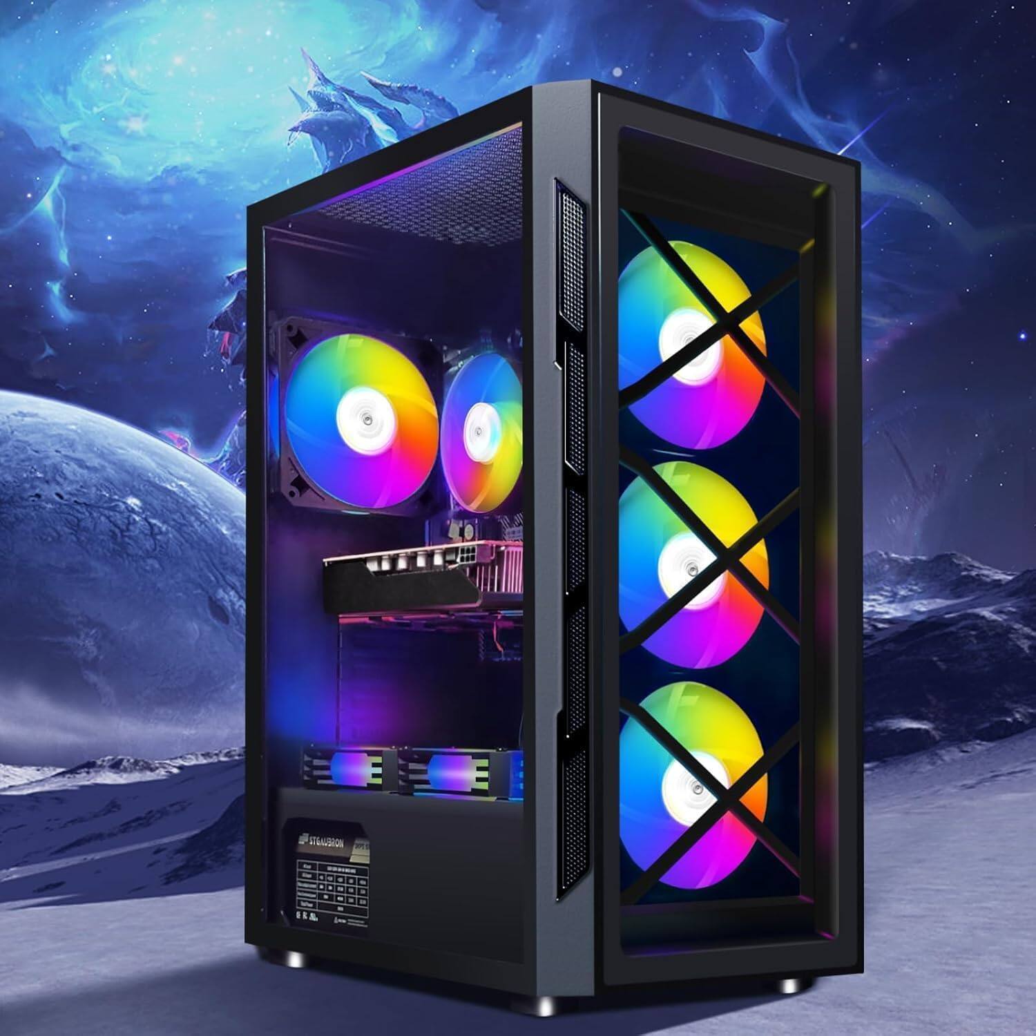 STGAubron Gaming Desktop PC, GeForce GTX1660 Super 6G, Intel Core
