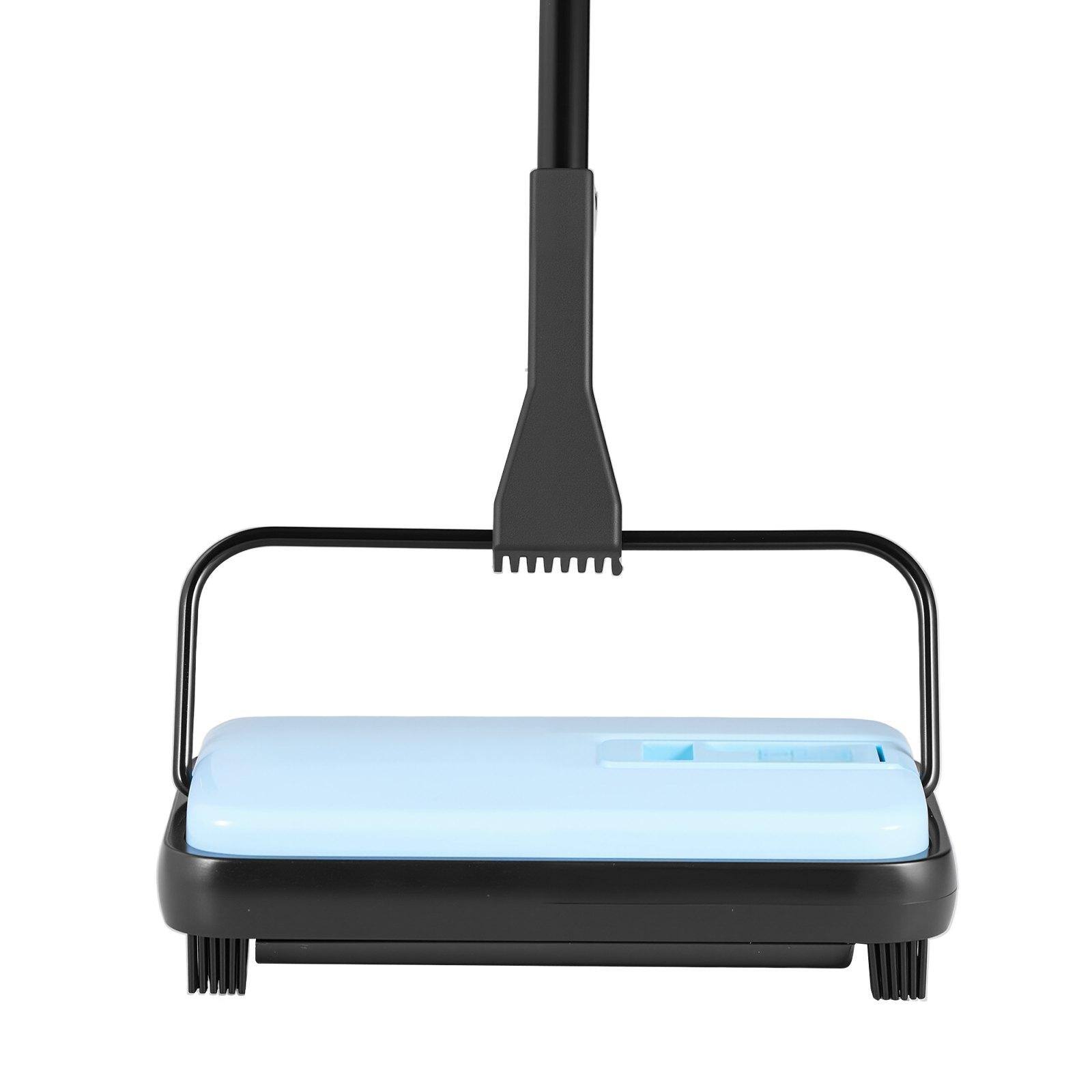 Alt View 9. Glintex - Manual Carpet Sweeper Floor Cleaner, 6.7in Width, 300ml Dustbin Easy to Empty, for Carpets, Rugs, and Hard Floors.