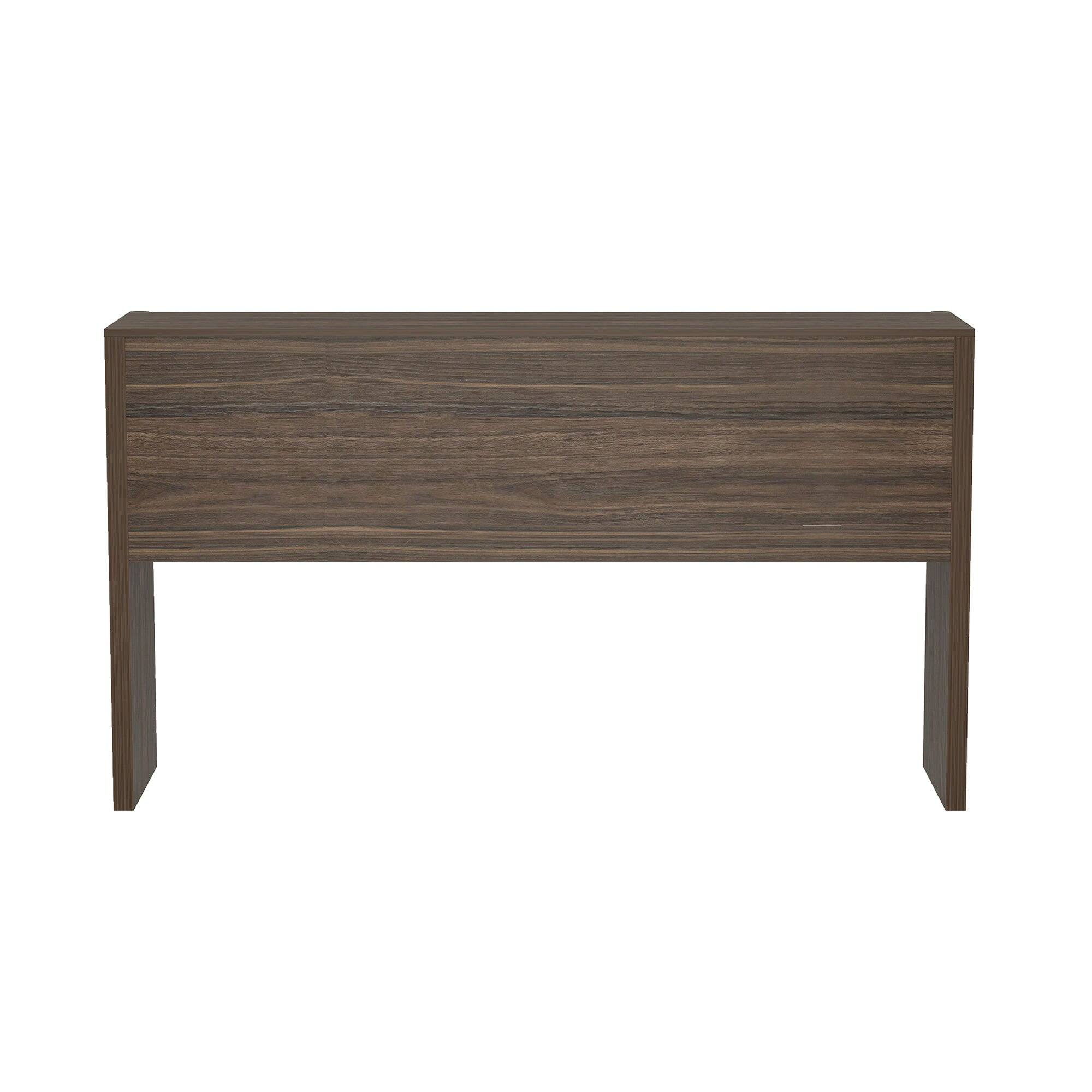 Alt View 4. Manhattan Comfort - Linda Modern Console Table - Walnut Brown.