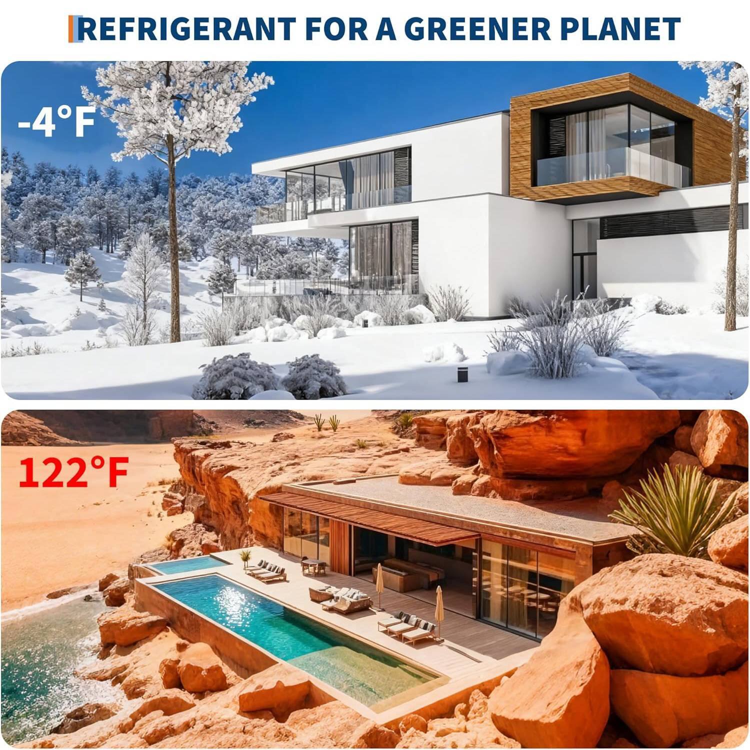 REFRIGERANT FOR A GREENER PLANET

-4°F

122°F
