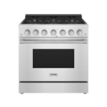 Thor Kitchen - 36 in. Wide 6 Burner 6.0 Cu Ft. Professional Freestanding Gas Range - Stainless Steel