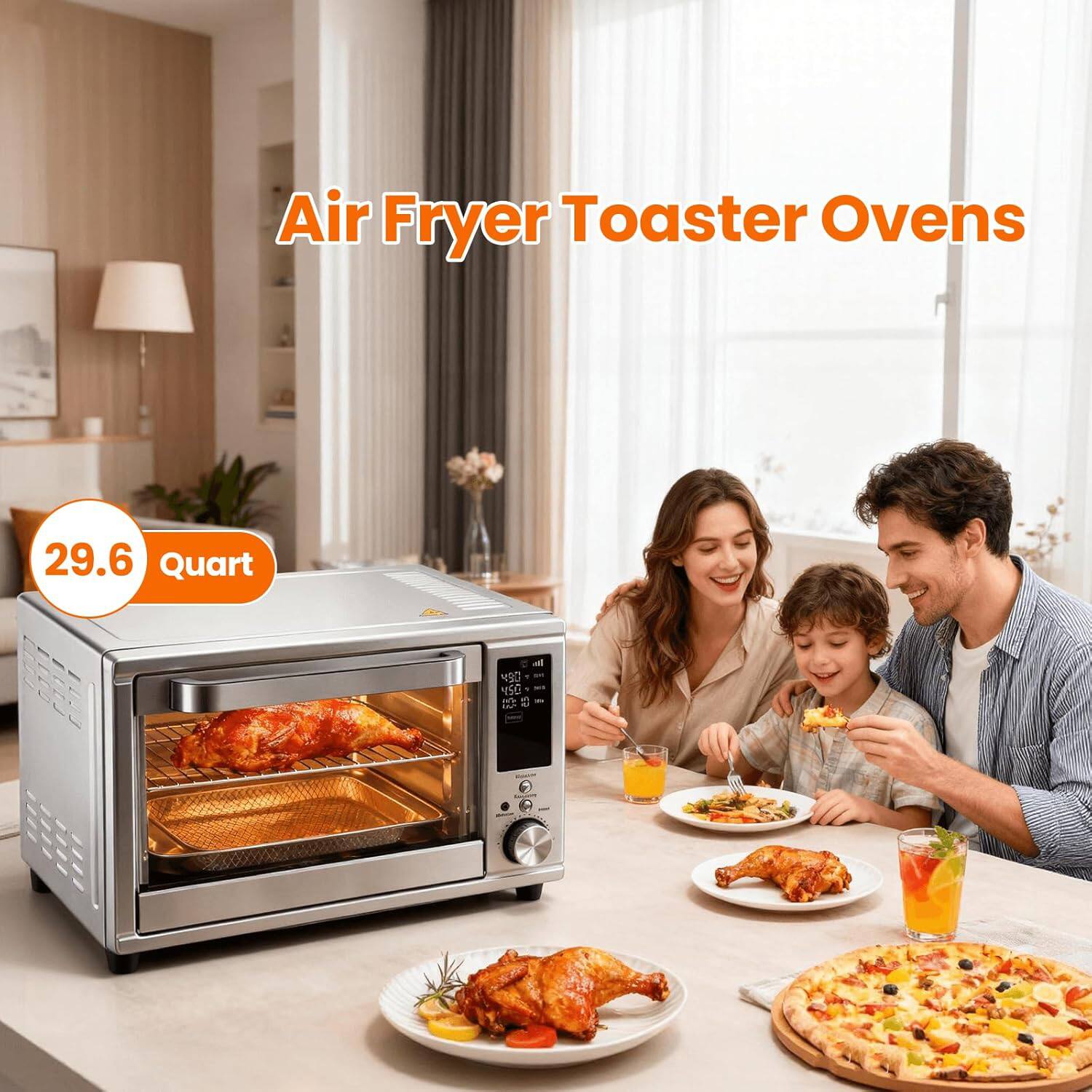Air Fryer Toaster Ovens 29.6 Quart