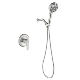 Boyel Living - Shower Set with cUPC Pressure Balance Valve and 7 Function Filter Handheld Shower - Brushed Nickel