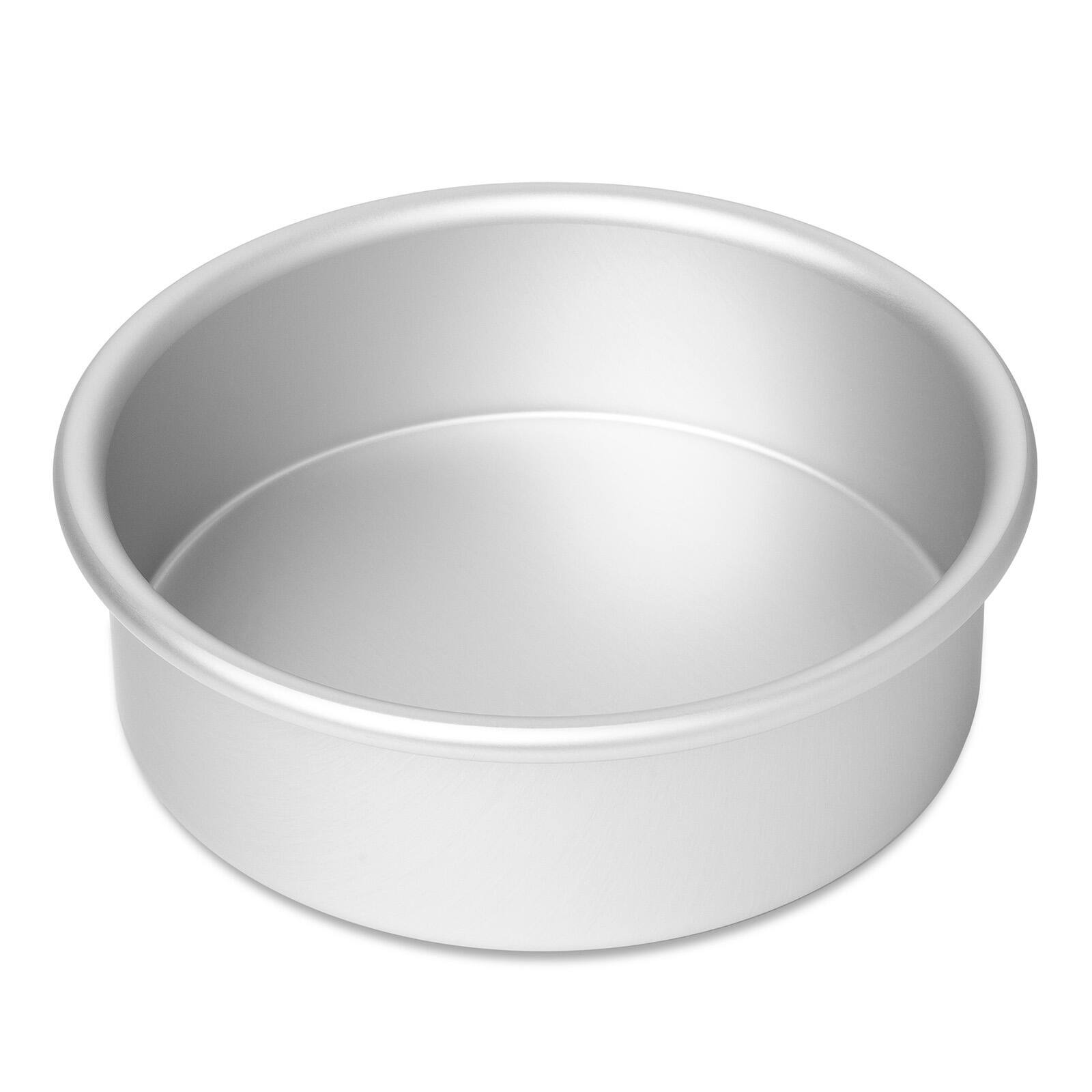 Alt View 1. Last Confection - Round Aluminum Cake Pan Sets - Silver.