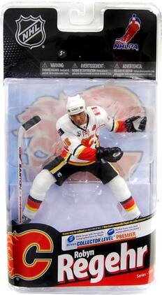 McFarlane Toys - Calgary Flames NHL Series 24 Figure: Robyn Regehr ( Jersey Variant) - White