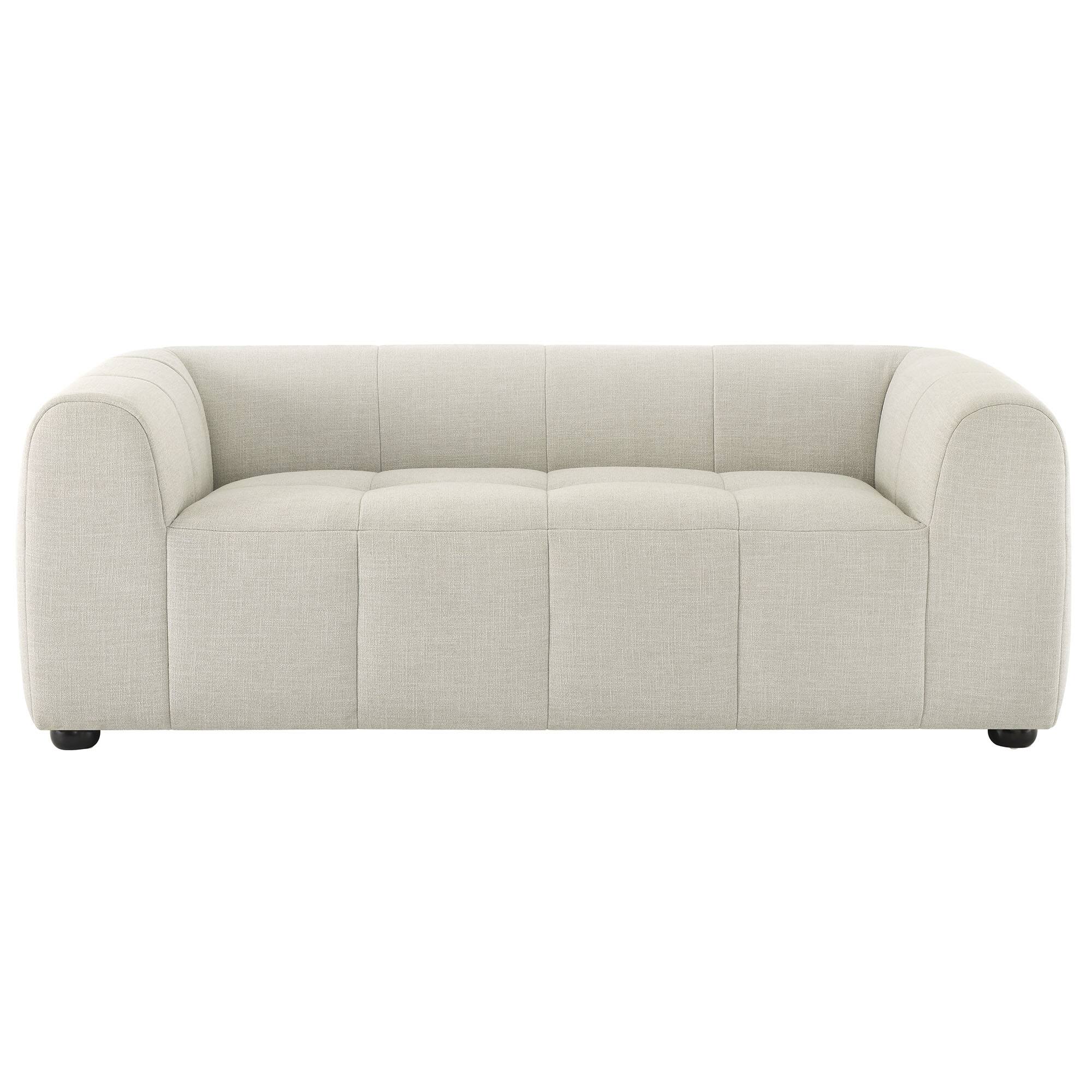 Alt View 5. Modway - Liana Upholstered Fabric Loveseat by Modway - Linen.