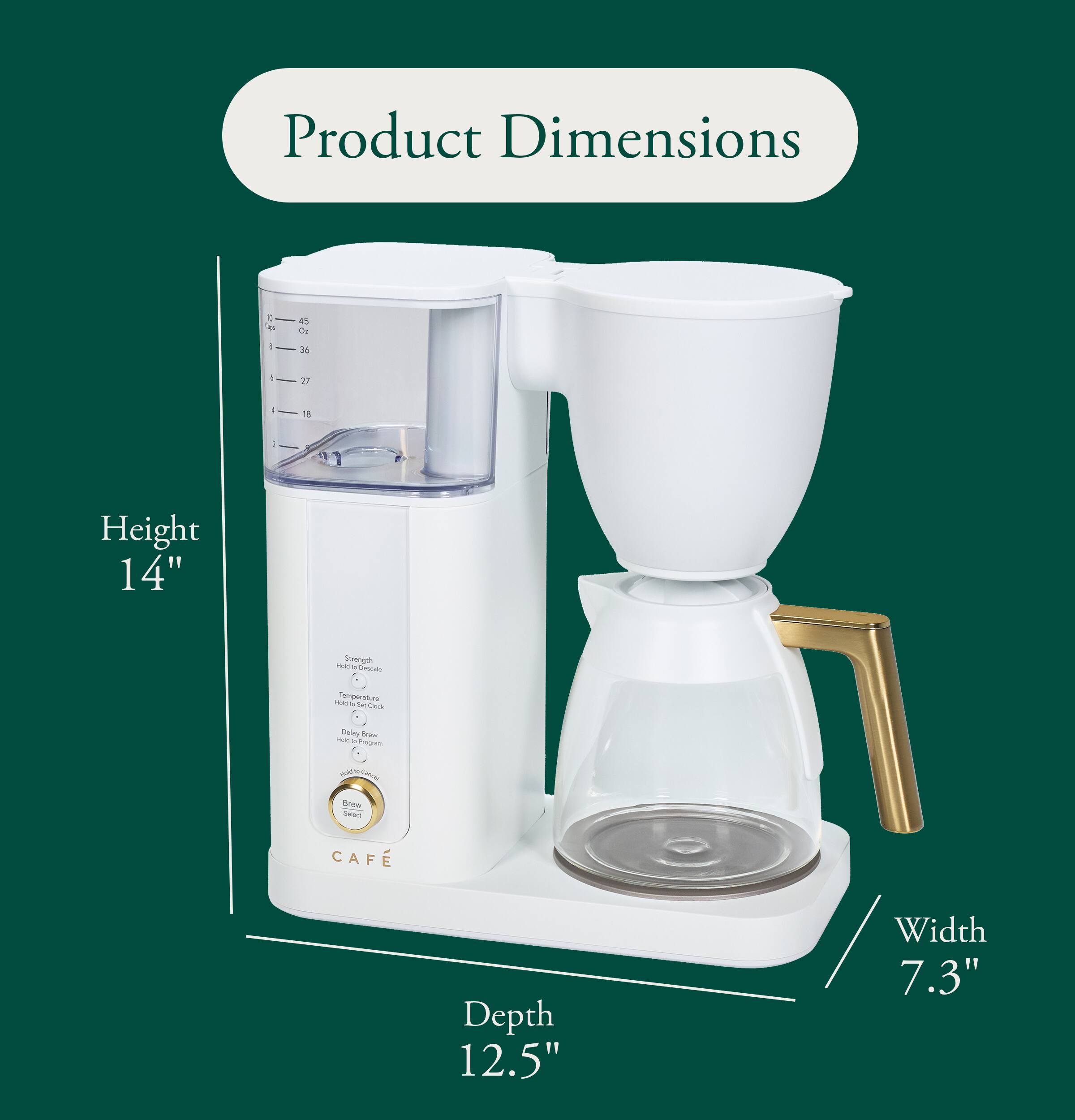 Product Dimensions

Height 14"
Depth 12.5"
Width 7.3"