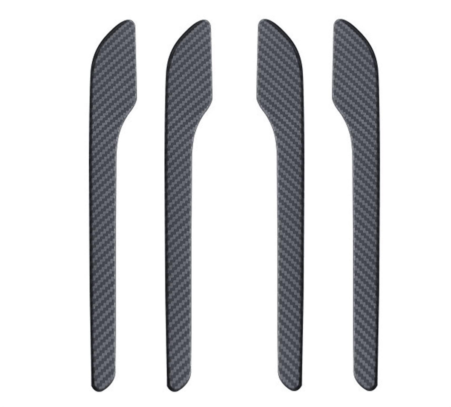 Angle. Digipower - Digipower Carbon Fiber Door Handle Covers for Tesla Model 3 & Y - 4-Pack Peel-and-Stick Trim.