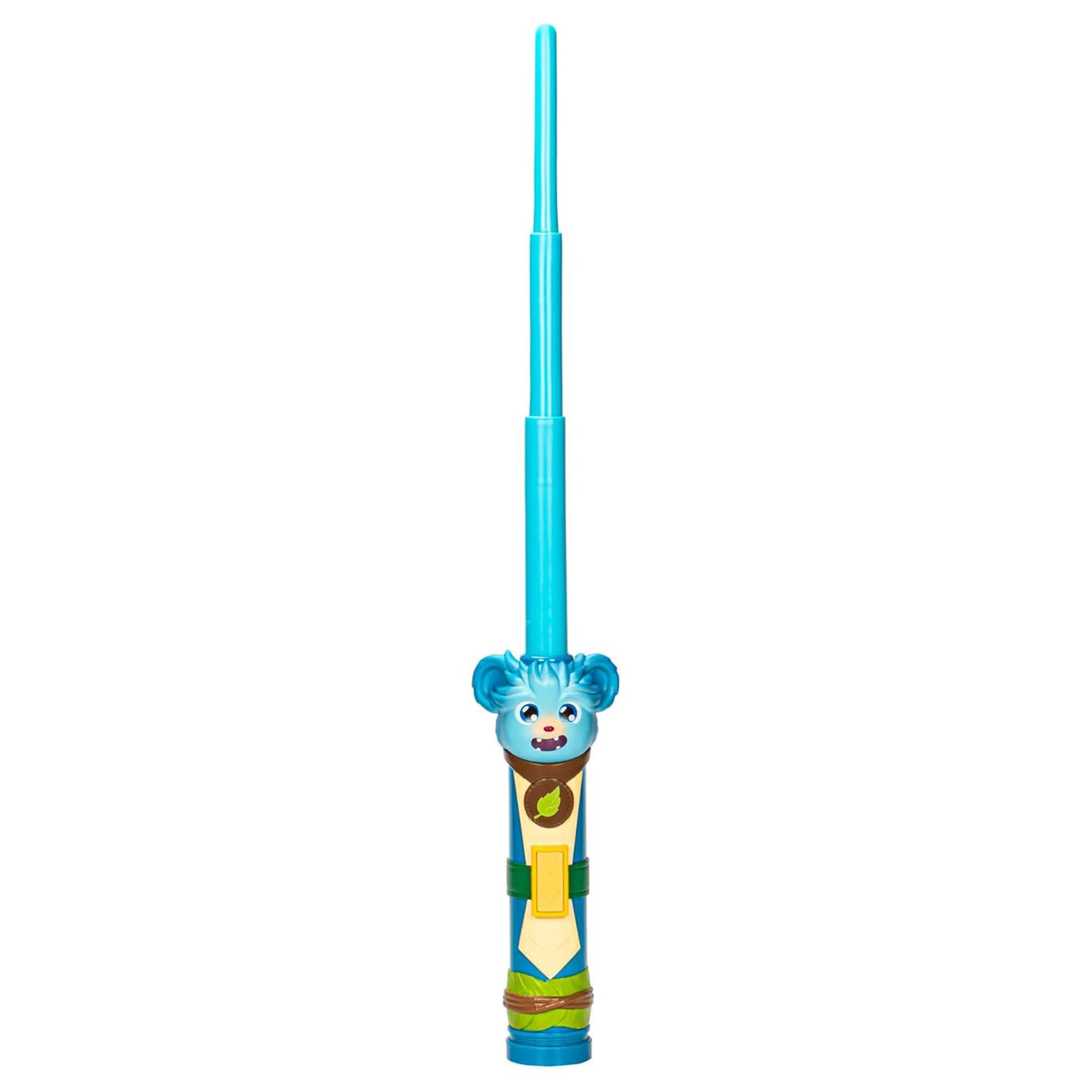 Alt View 10. Hasbro - Star Wars Young Jedi Adventures Nubs Blue Electronic Lightsaber - Blue.