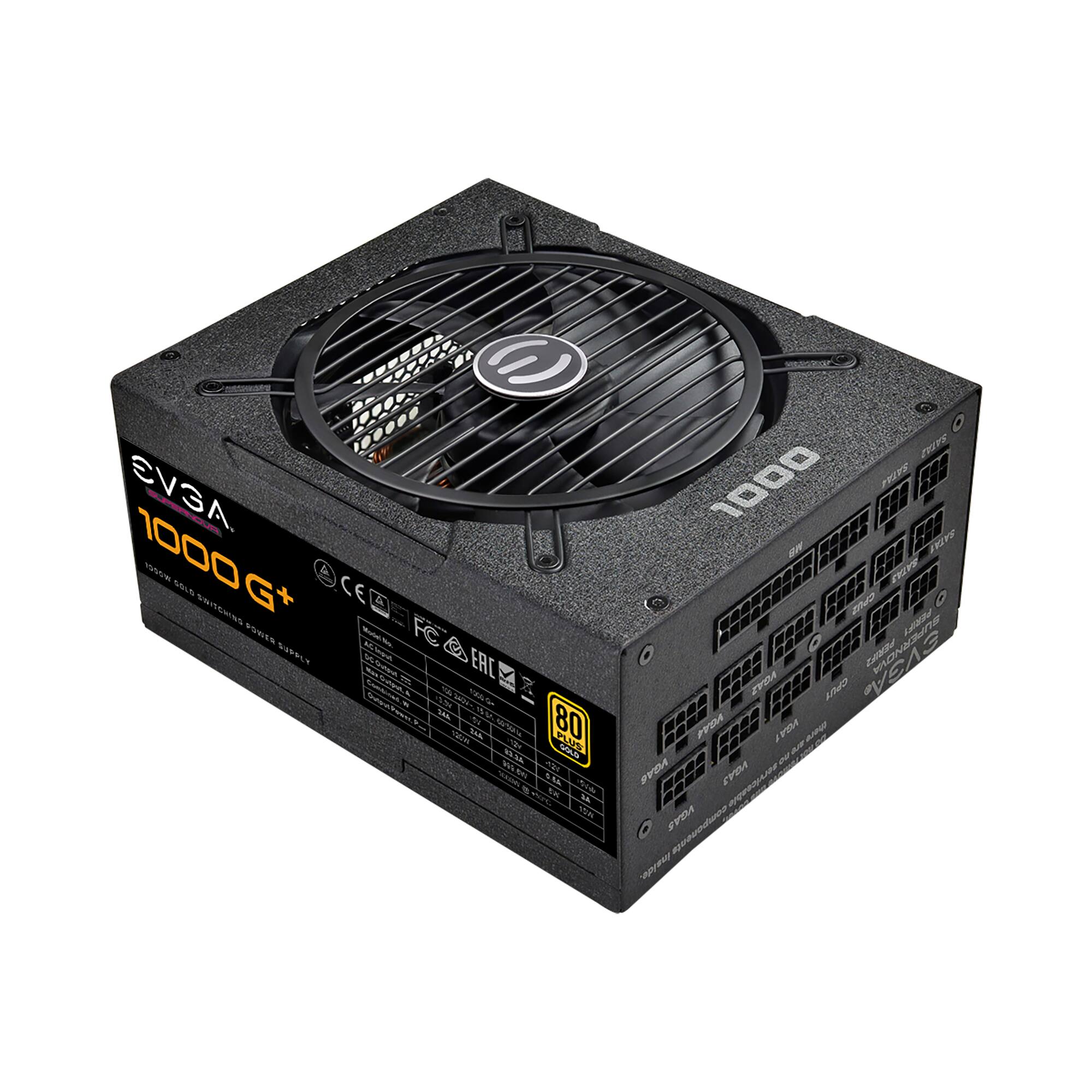 Alt View 13. EVGA - GP Series SuperNOVA 1000W ATX 80 Plus Gold Fully Modular Power Supply - Black.
